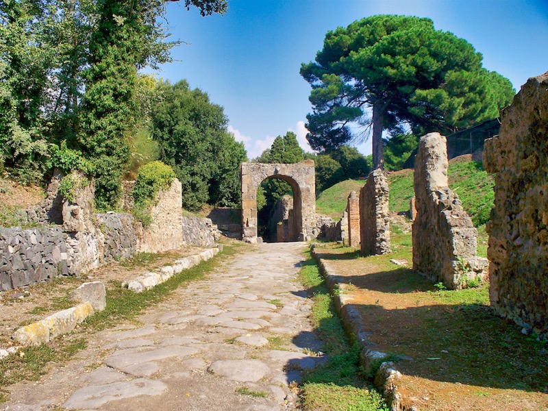 Cmentarz w Pompejach